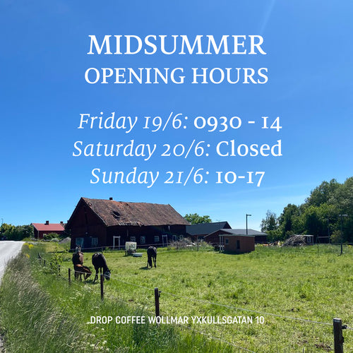 Opening hours for Midsummer